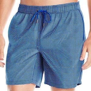 NWT Mr. Swim Men's Dots Print Swim Trunks